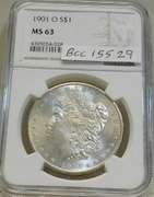 1901-O Morgan Dol NGC MS-63
