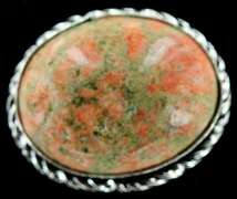 Silver and Natural Stone