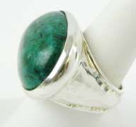 Big & Bold Silpada Sterling Chrysocolla Ring, 9