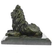 African Lion Wild Life Animal Edition Bronze Sculpture