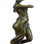 Nude Dancer Bronze Figure