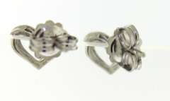 Vera Wang Kindered Heart Stud Earrings
