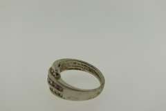 Sterling Silver Oval Shaped Aquamarine Ring
