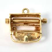 Cute 14k Typewriter Charm