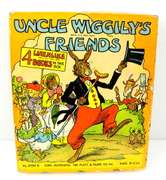 1939 Uncle Wiggily Linen Like Books w/Box