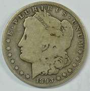 Rare key date 1893-O Morgan Silver Dollar