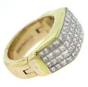 Majestic Princess Cut Invisible Set Ring