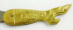 Coca-Cola Figural Single Blade Pocket Knife