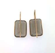 Classic Smoky Gemstone 14kt Earrings