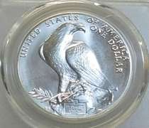 1984-S Sil Unc Olympic Dol PCGS 69