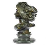Nude Sexy Girl Bronze Figurine
