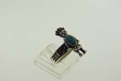 Sterling Silver Oval Shaped Aquamarine Ring