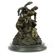 Bologna Zeus W/ Nymphs and Eagle Bronze Sculpture