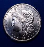 AU++ 1880-S Morgan Silver Dollar