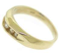 Handsome 14kt YG Gent's Diamond Ring