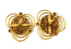 Ornate 21k Earrings