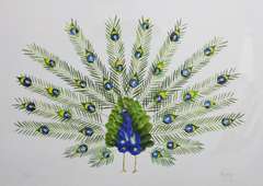 RED HONG LI PEACOCK 2014  HONG LI PEACOCK