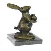 Mini Easter Bunny Bronze Sculpture