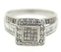 Luxurious Platinum Marquise Diamond Bridal Set