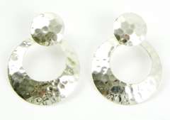 2 Pairs of Sterling Silver Pierced Earrings