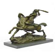 Fighting the Centaur Bianor Bronze Sculpture