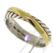 Trendy 18kt YG & Silver David Yurman Crossover Ring