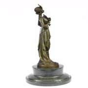 Feather Gown Bronze Sculpture