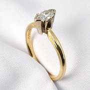 Sweet 1/4 Ct. Marquise Diamond Ring