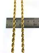 Perfect 14kt yellow gold rope chain