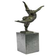 Abstract Ballerina Bronze Figurine