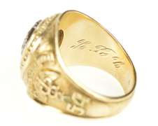 10K Yellow Gold Flushing Hospital School of Medicine Class Ring