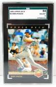 Mike Piazza Graded #2 Rookie Baseball Card, Gr