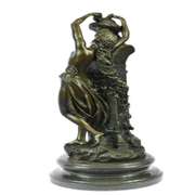 Frustration Satyr and Nymph Nude Bronze Sculpture
