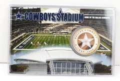 Dallas Cowboys NFL Silverplated Medallion & Card