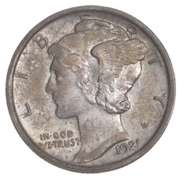 1921 Mercury Dime