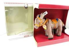 1988 Steiff Museum Collection Mohair Donkey, Mint in Box