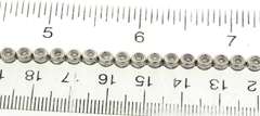 Attractive White Gold Bezel Set Diamond Bracelet