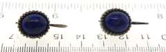Sterling Silver Lapis Dangle Earrings