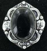 Silver and Natural Stone