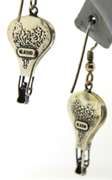 Sterling Silver Hot Air Balloon Earrings