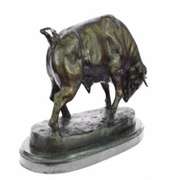 Stock Market Bull Bronze Sculpture
