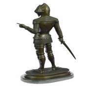 Knight Warrior Bronze Statue