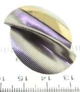 Sterling Silver Large Textured Disc Earrings