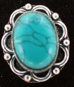 Silver and Natural Stone