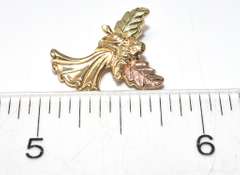 Sweet Angel Slide Pendant in 3-Tone Gold