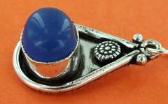 Silver and Natural Stone