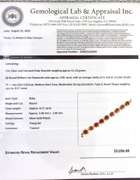 Sweet 8.17CTW Ruby & Diamond Bracelet in Vermeil