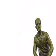 Rugby Player Trophy Bronze Statue