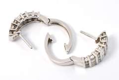 Tasteful Diamond Cluster Earrings