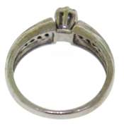 Dazzling 14kt WG Diamond with Channel Set Sides Ring